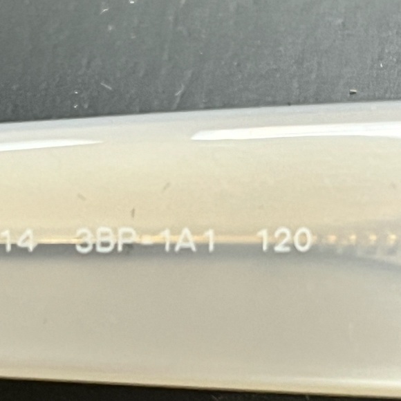 Prada 80’s Style White Sun Glasses Wrap Around w/ Case. SPR 82F - Picture 12 of 12